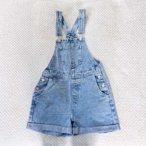 Denim Short Overalls